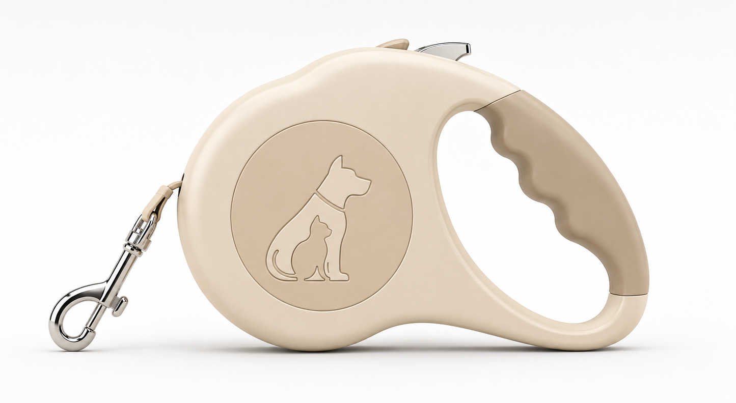 Retractable Dog Leash, Heavy-Duty Extendable Lead with Brake & Lock