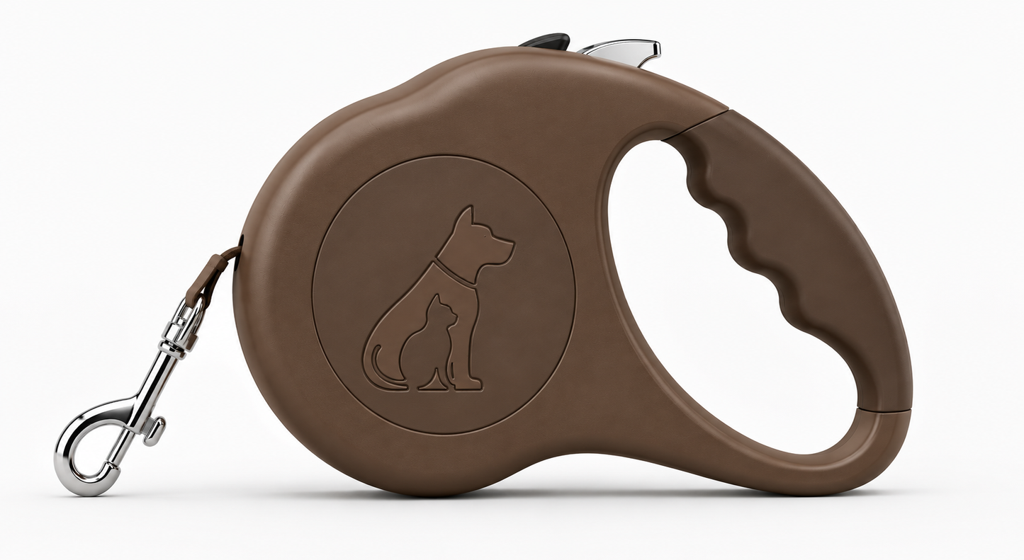 Retractable Dog Leash, Heavy-Duty Extendable Lead with Brake & Lock