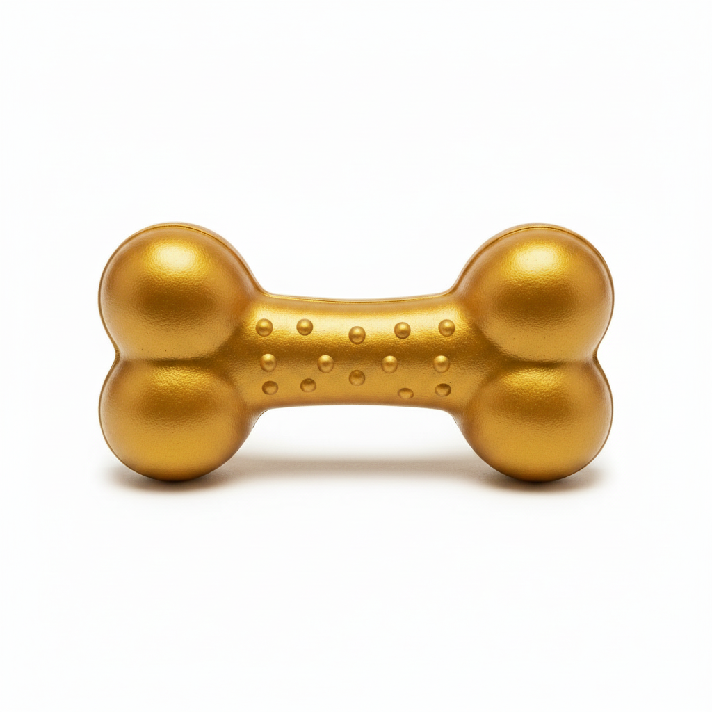 Rubber Dog Bone Toy for Everyday Chewing