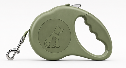 Retractable Dog Leash, Heavy-Duty Extendable Lead with Brake & Lock