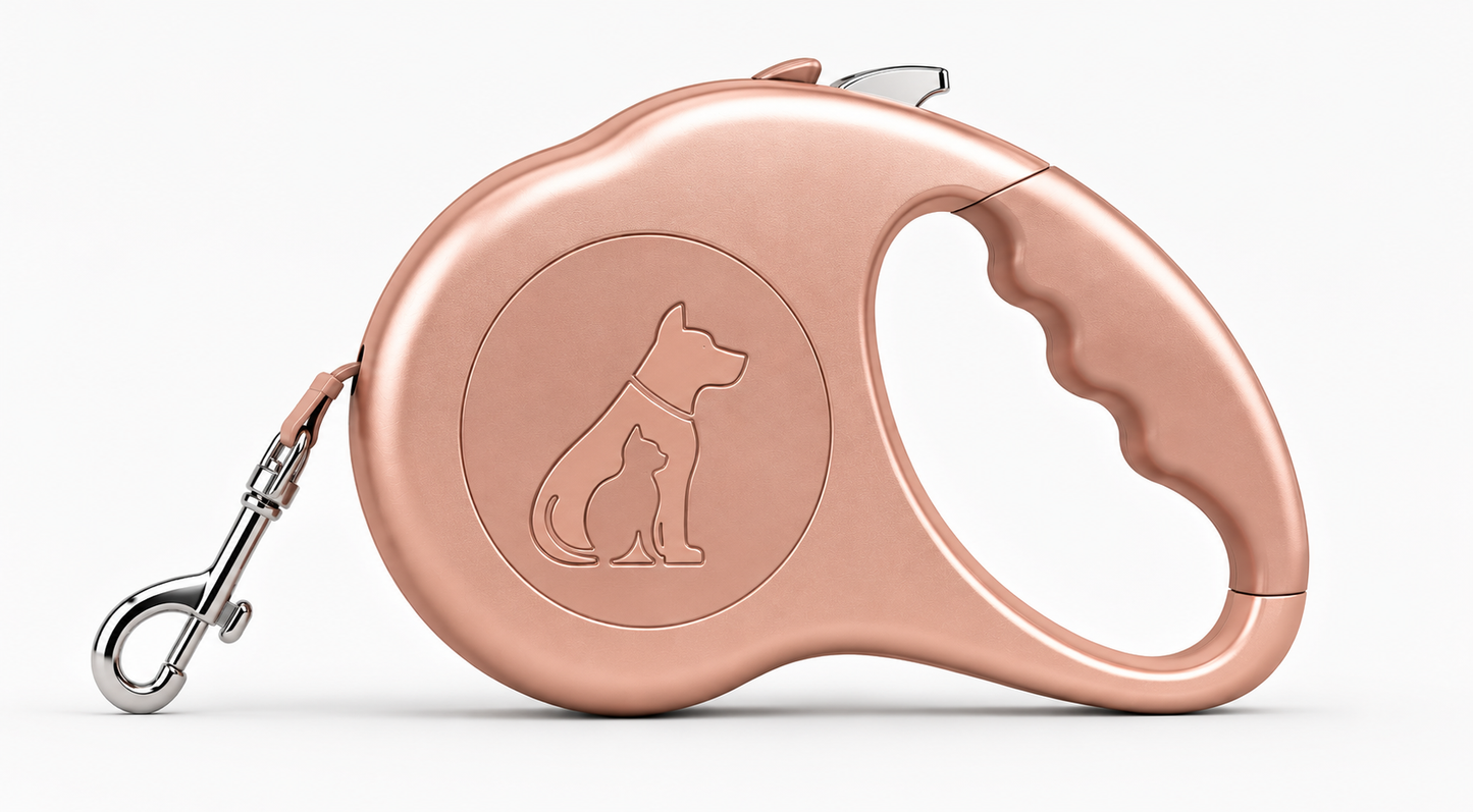 Retractable Dog Leash, Heavy-Duty Extendable Lead with Brake & Lock