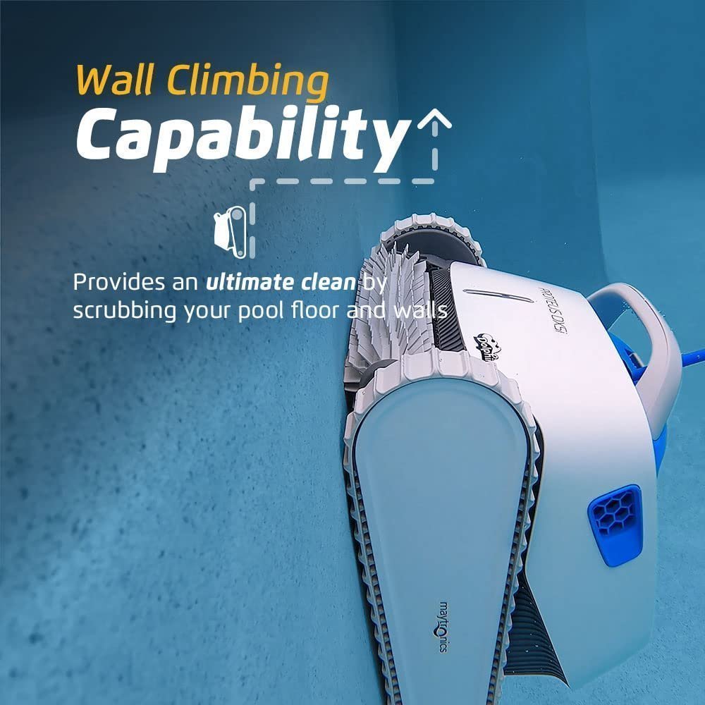 Dolphin Proteus DX5i Wi-Fi Robotic Pool Vacuum Cleaner Pools up to 50 FT – Waterline Scrubber Brush - Image 8