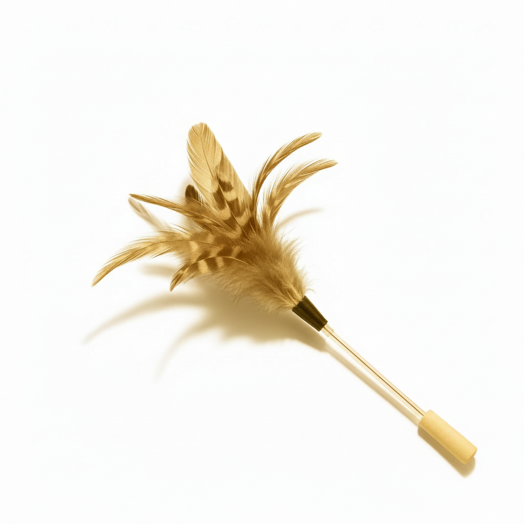 Feather Cat Wand Toy for Indoor Chase Play - Image 5