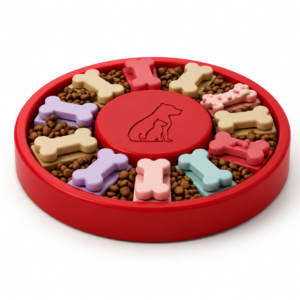 Interactive Dog Puzzle Bowl, Slow Feeder Food Bowl for Dogs