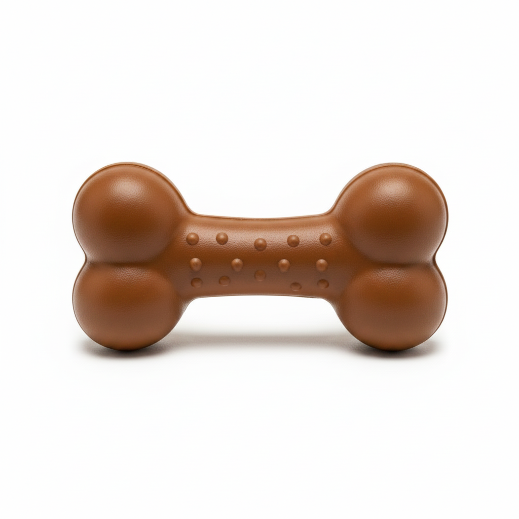 Rubber Dog Bone Toy for Everyday Chewing