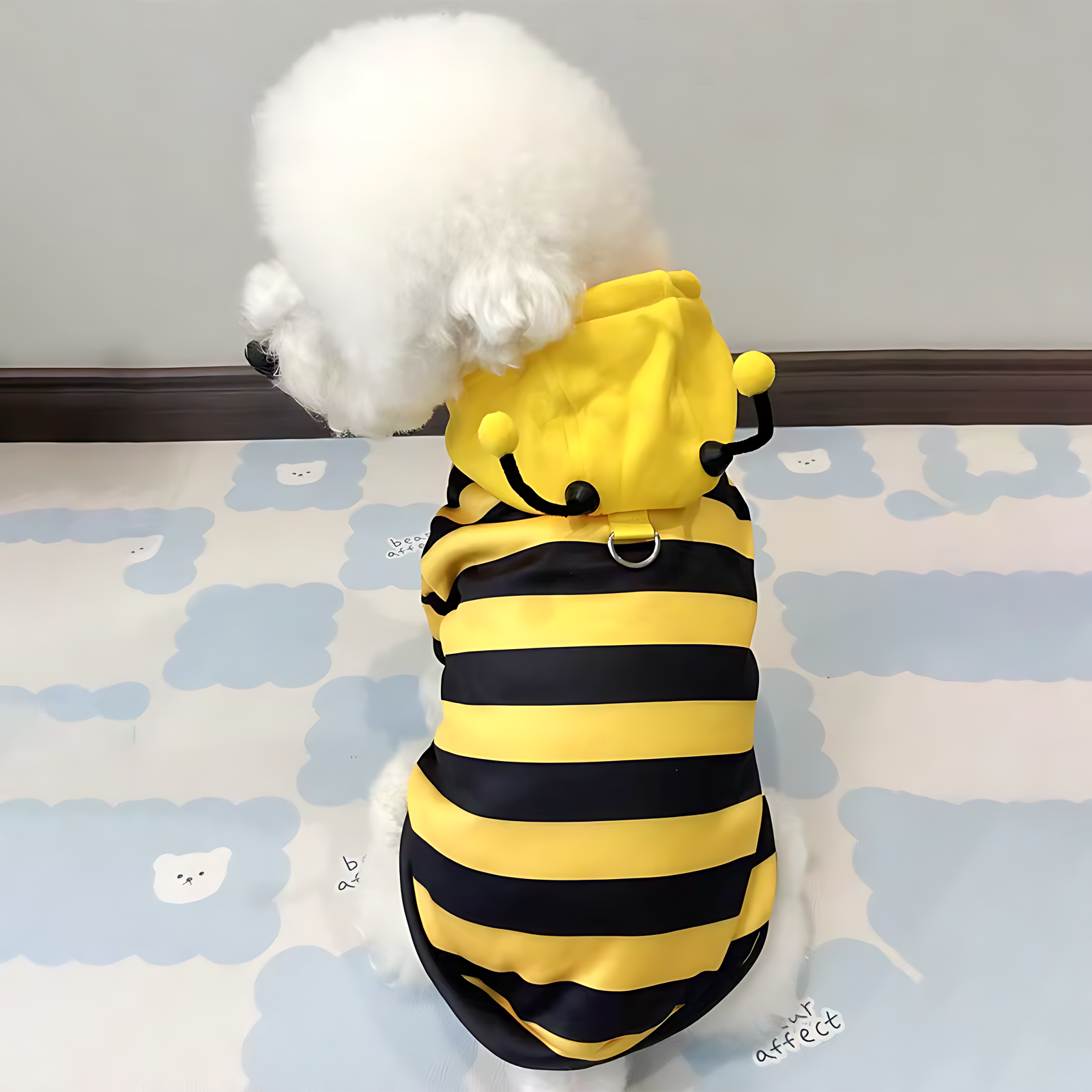 Cute Bee Pet Hoodie – Warm Winter Costume for Dogs & Cats - Image 8
