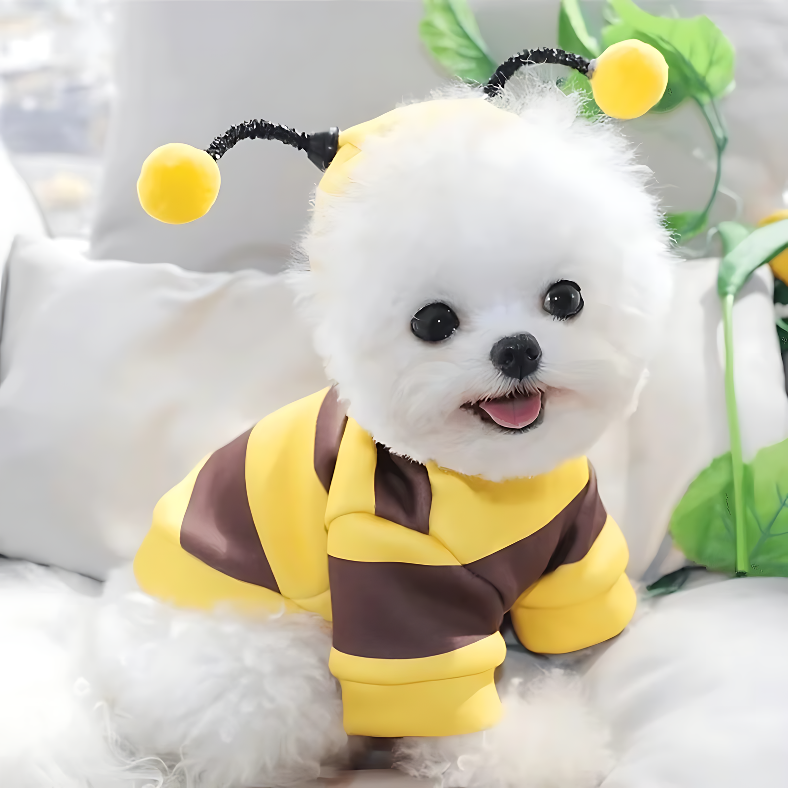 Cute Bee Pet Hoodie – Warm Winter Costume for Dogs & Cats - Image 18